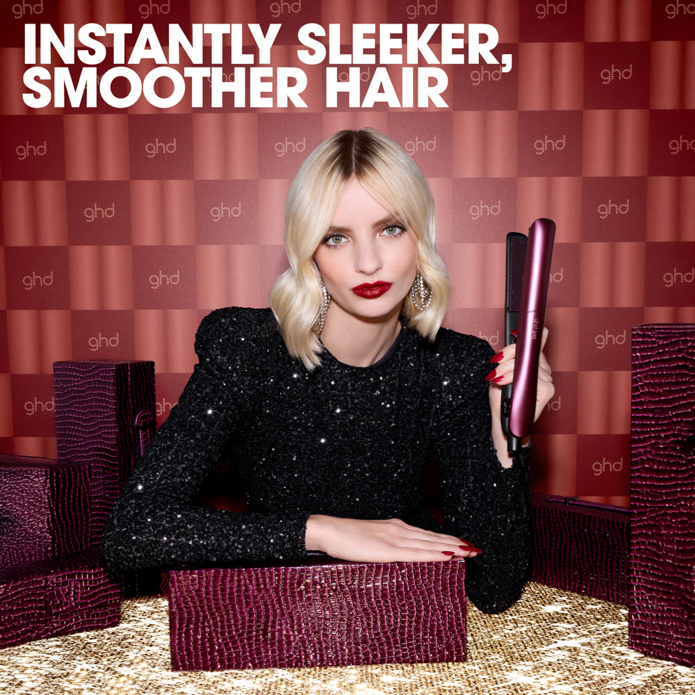 Gold Limited Edition Hair Straightener, Cherry Chic