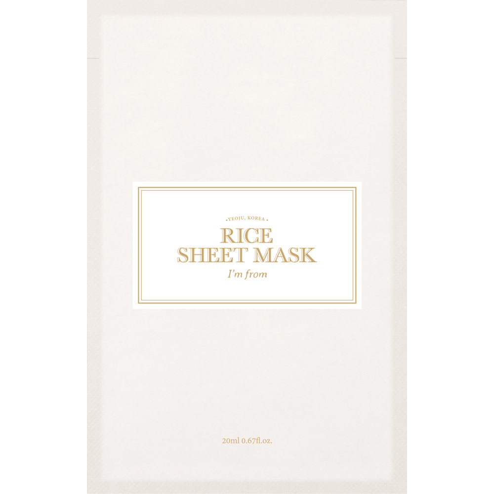 Rice Sheet Mask, 20ml