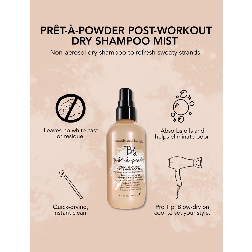 Prêt-à-Powder Post Workout Mist, 120ml