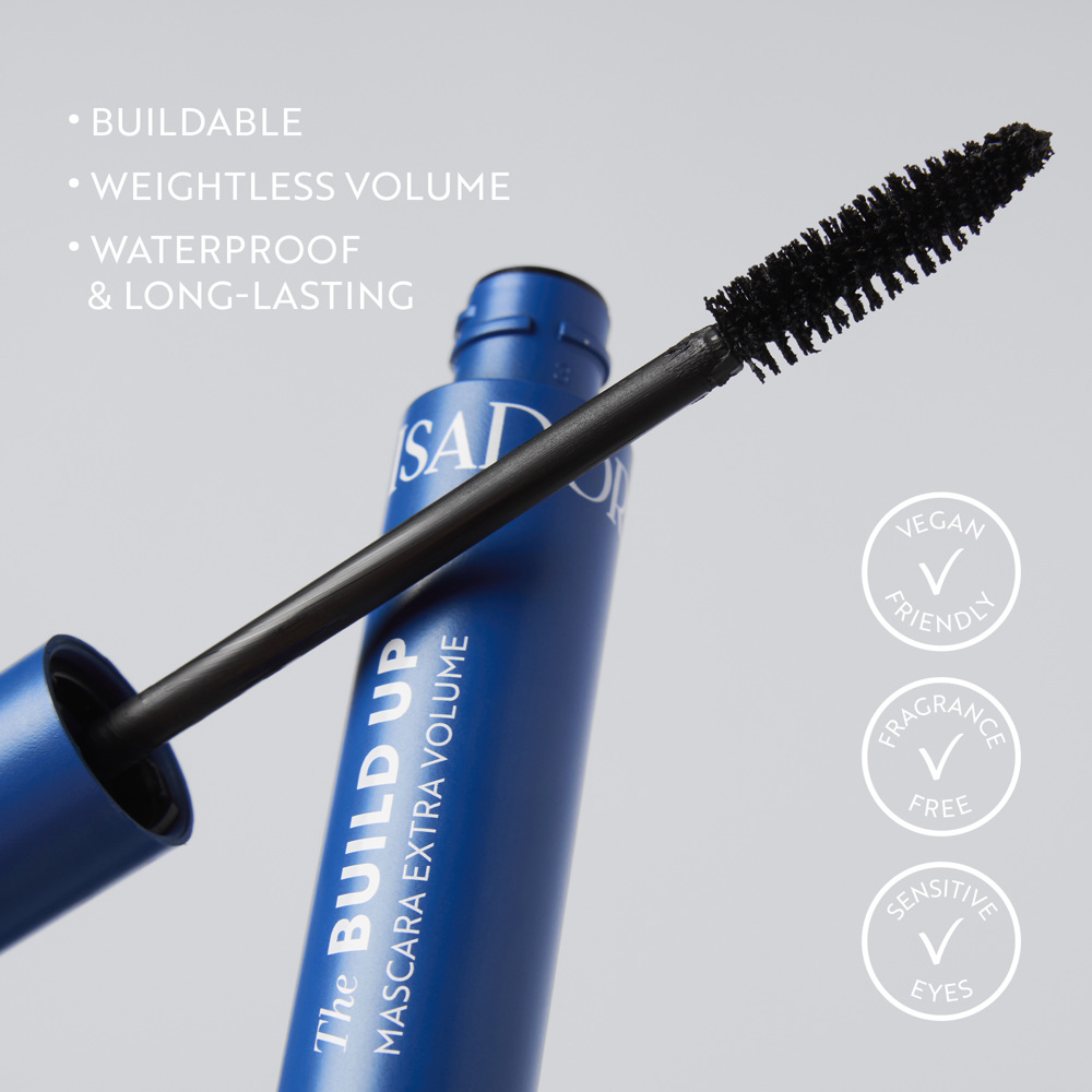 Build-Up Mascara Extra Volume Waterproof, 01 Black