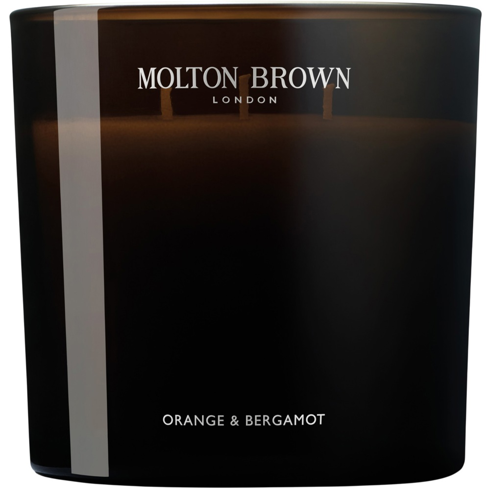Luxury Scented Candle Triple Wick, Orange & Bergamot