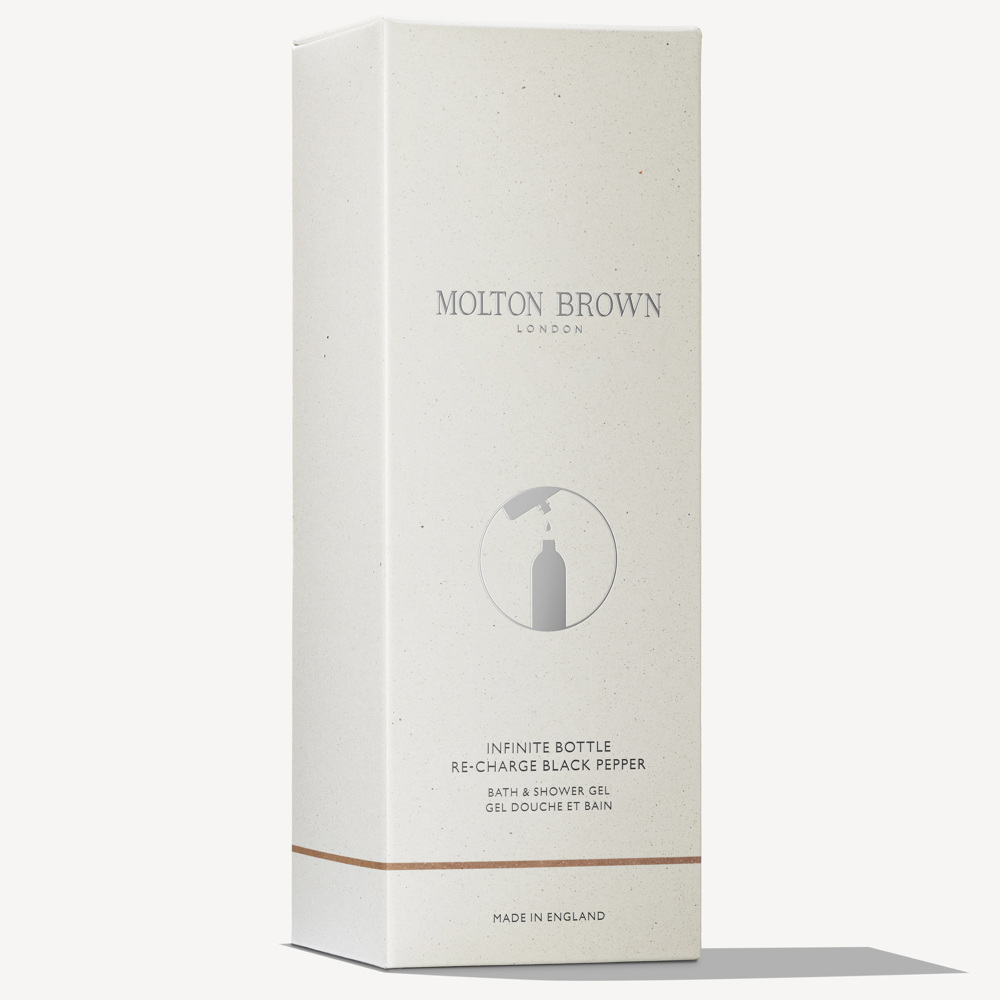 Infinite Bottle Re-Charge Black Pepper Bath & Showergel, 400ml