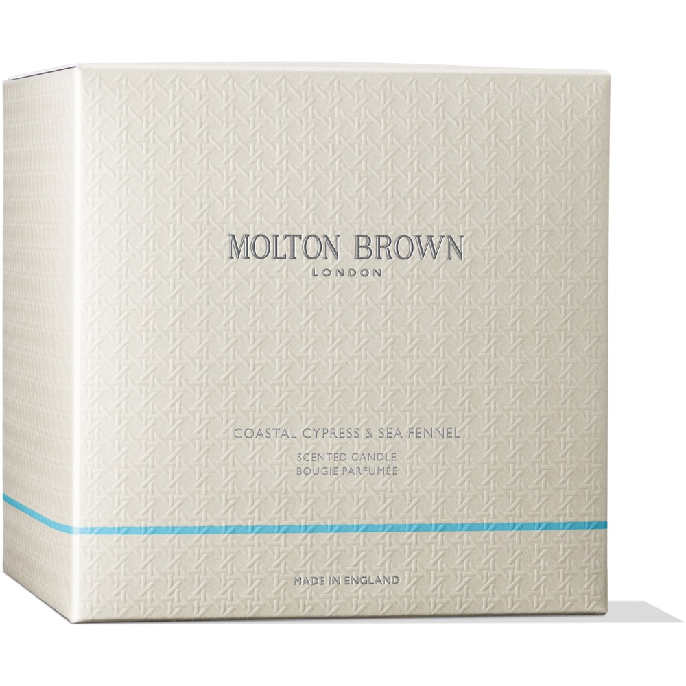 Luxury Scented Candle Triple Wick, Coastal Cypress & Sea Fennel