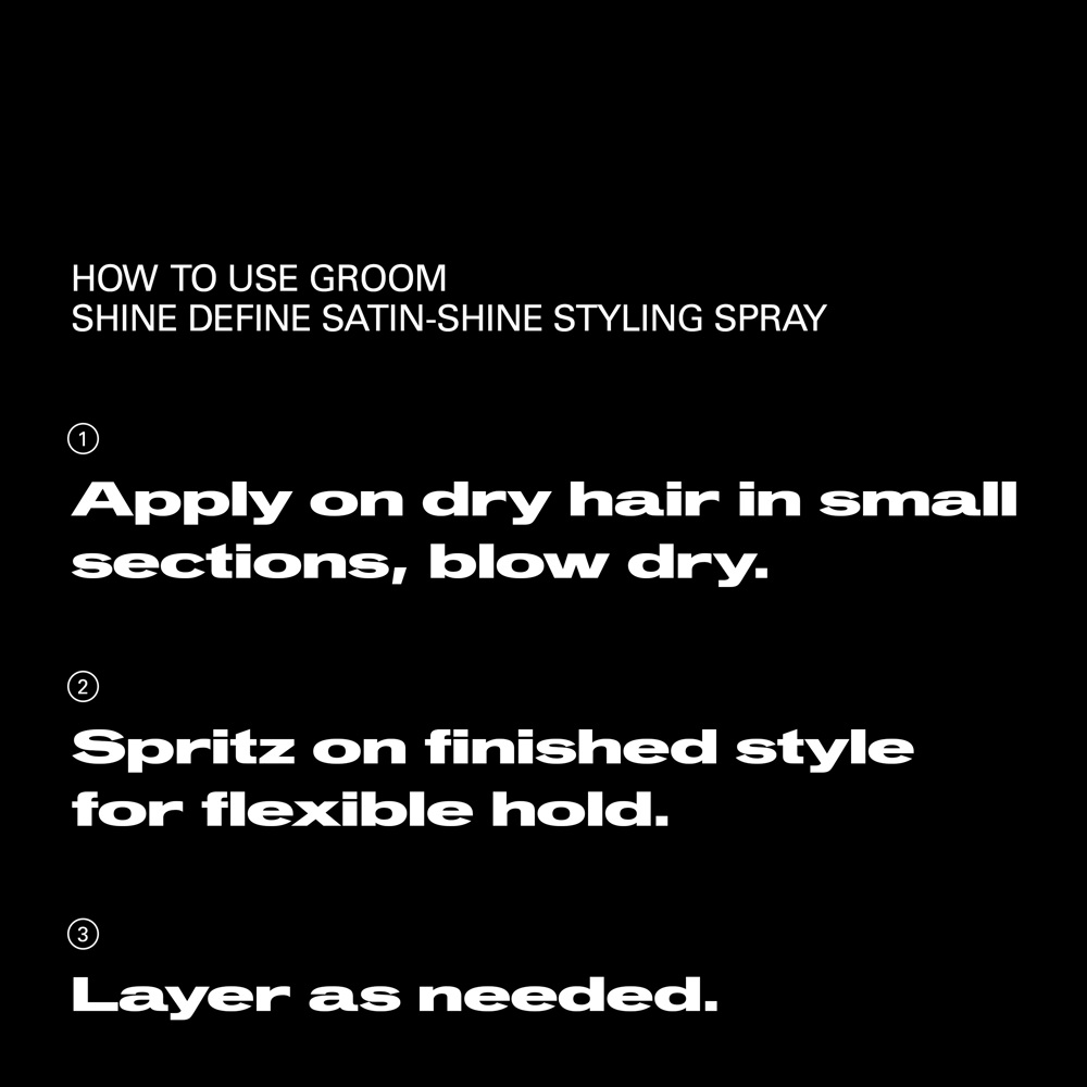 Shine Define Satin-Shine Styling Spray, 200ml