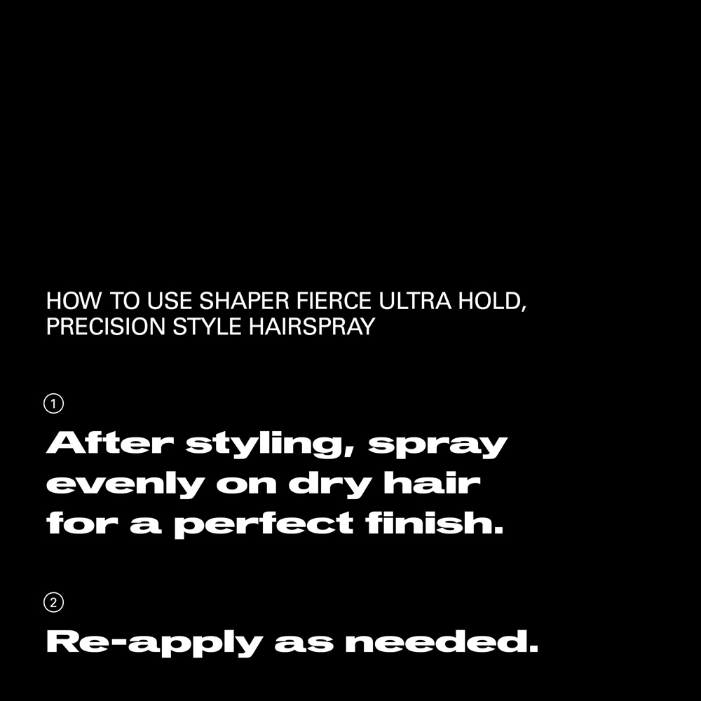 Shaper Fierce Max Hold and Mold Styling Spray, 300ml