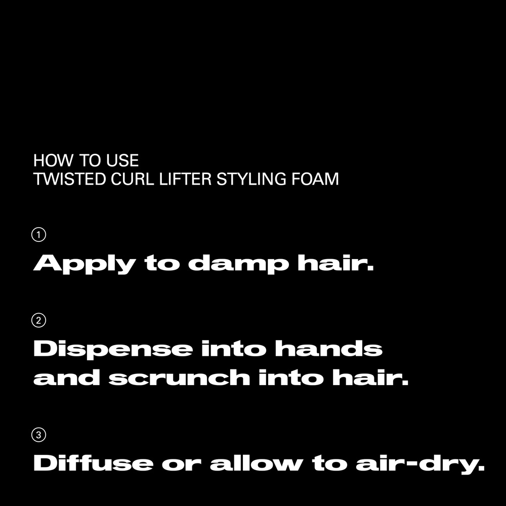 Twisted Curl Lifter Styling Foam, 200ml