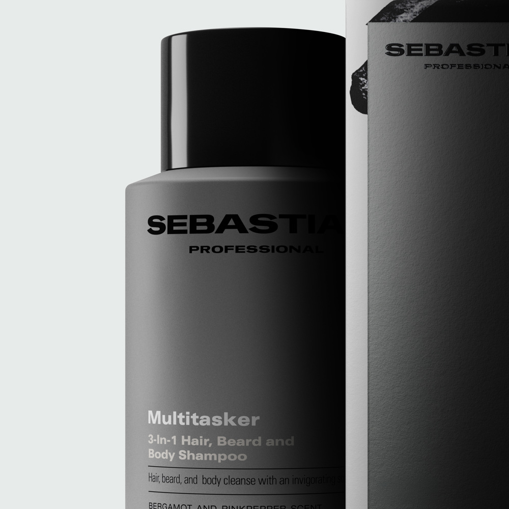 Multitasker for Men 3-in-1 Hair, Beard and Body Shampoo