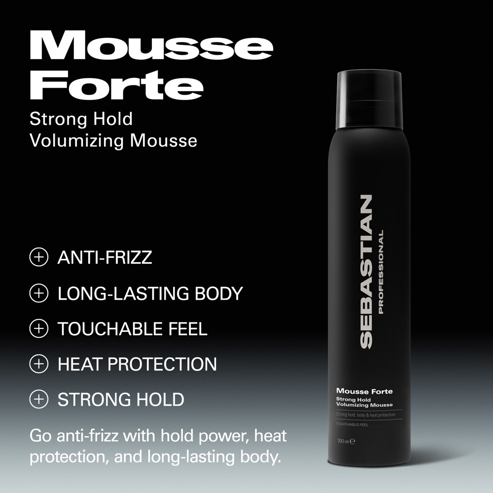 Mousse Forte Strong Hold Volumizing Mousse, 200ml