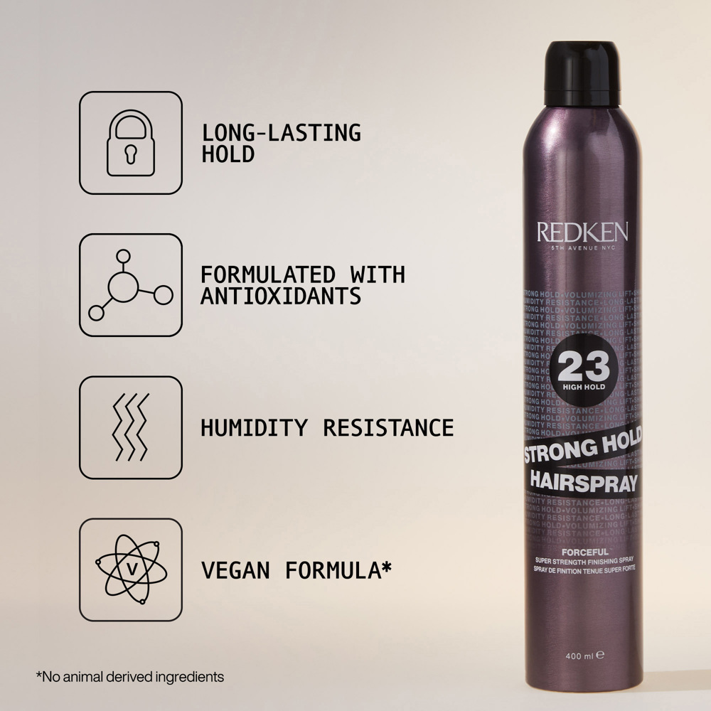 Strong Hold Hairspray, 400ml