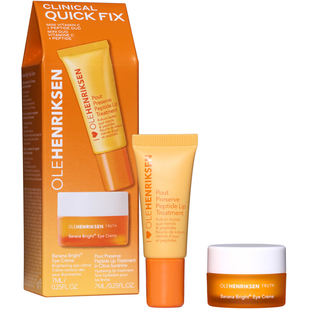 Clinical Quick Fix Mini Vitamin C + Peptide Duo, 14ml