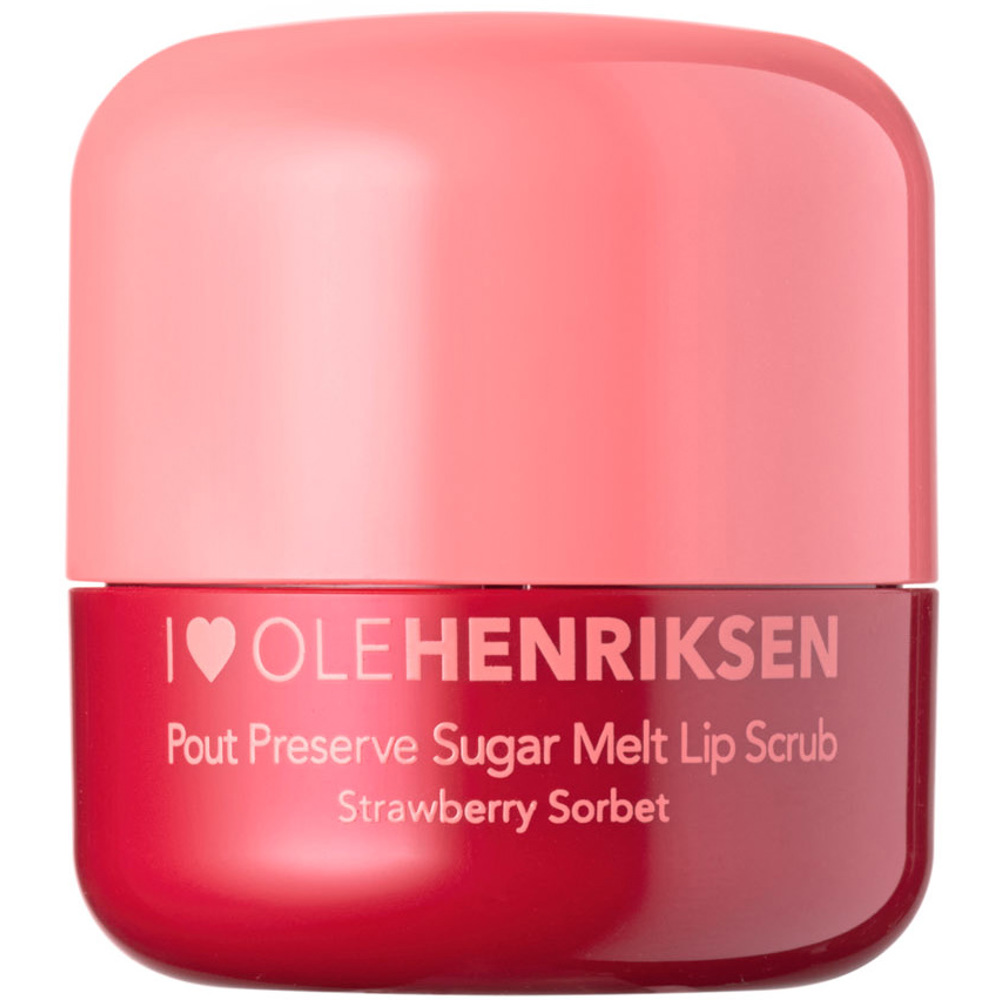 Pout Preserve Sugar Melt Lip Scrub, Strawberry Sorbet