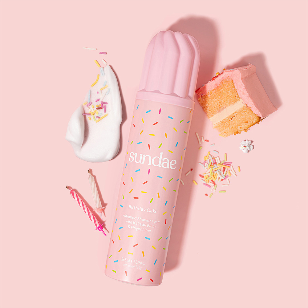 Birthday Cake Whipped Shower Foam, 265ml
