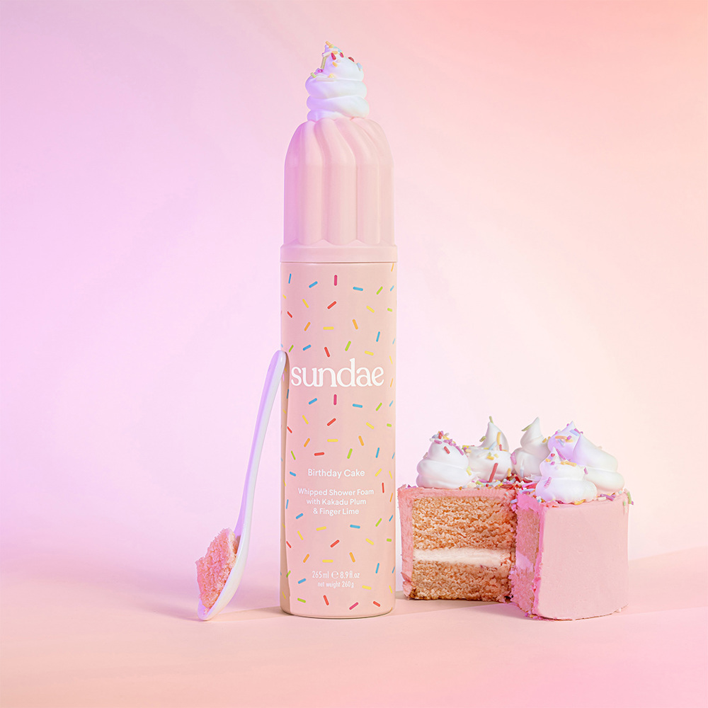Birthday Cake Whipped Shower Foam, 265ml