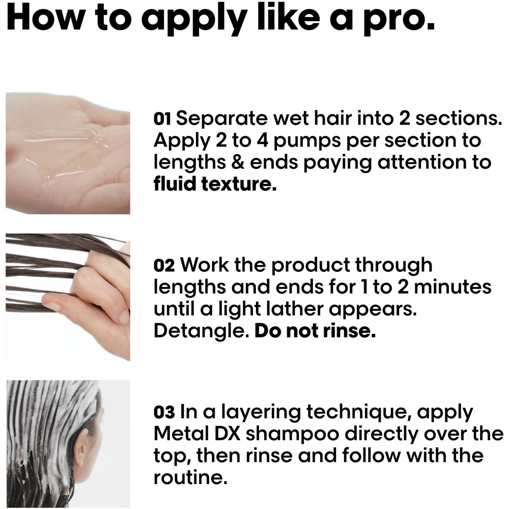 Metal DX Pre-Shampoo, 250ml