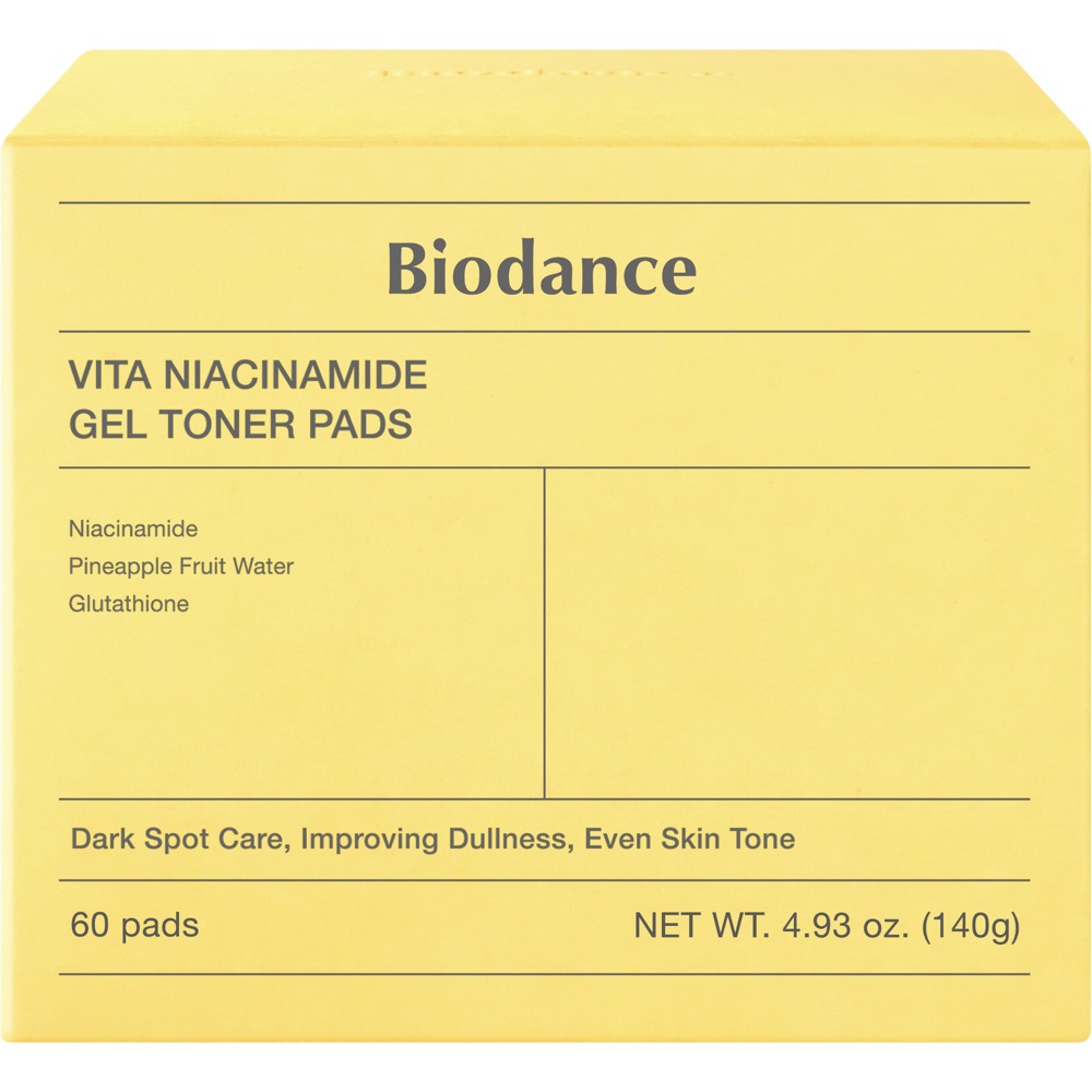 Vita Niacinamide Gel Toner Pads, 60 Pads