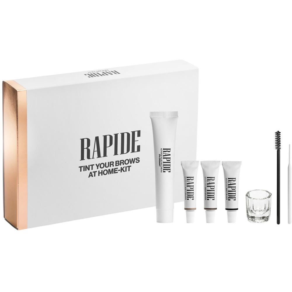 Brow Tint Kit, Soft Brown, Deep Brown & Matt Black