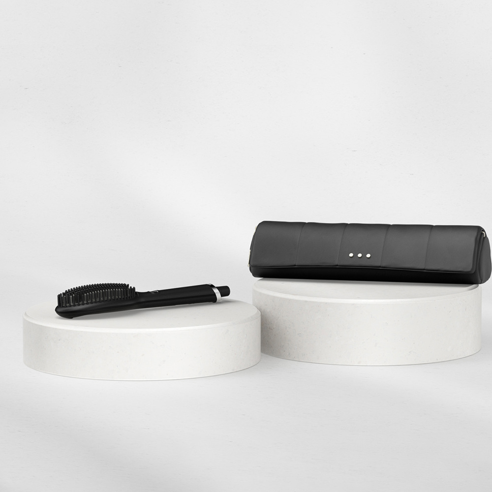 2-in-1 Heat-Resistant Hot Brush Bag & Mat