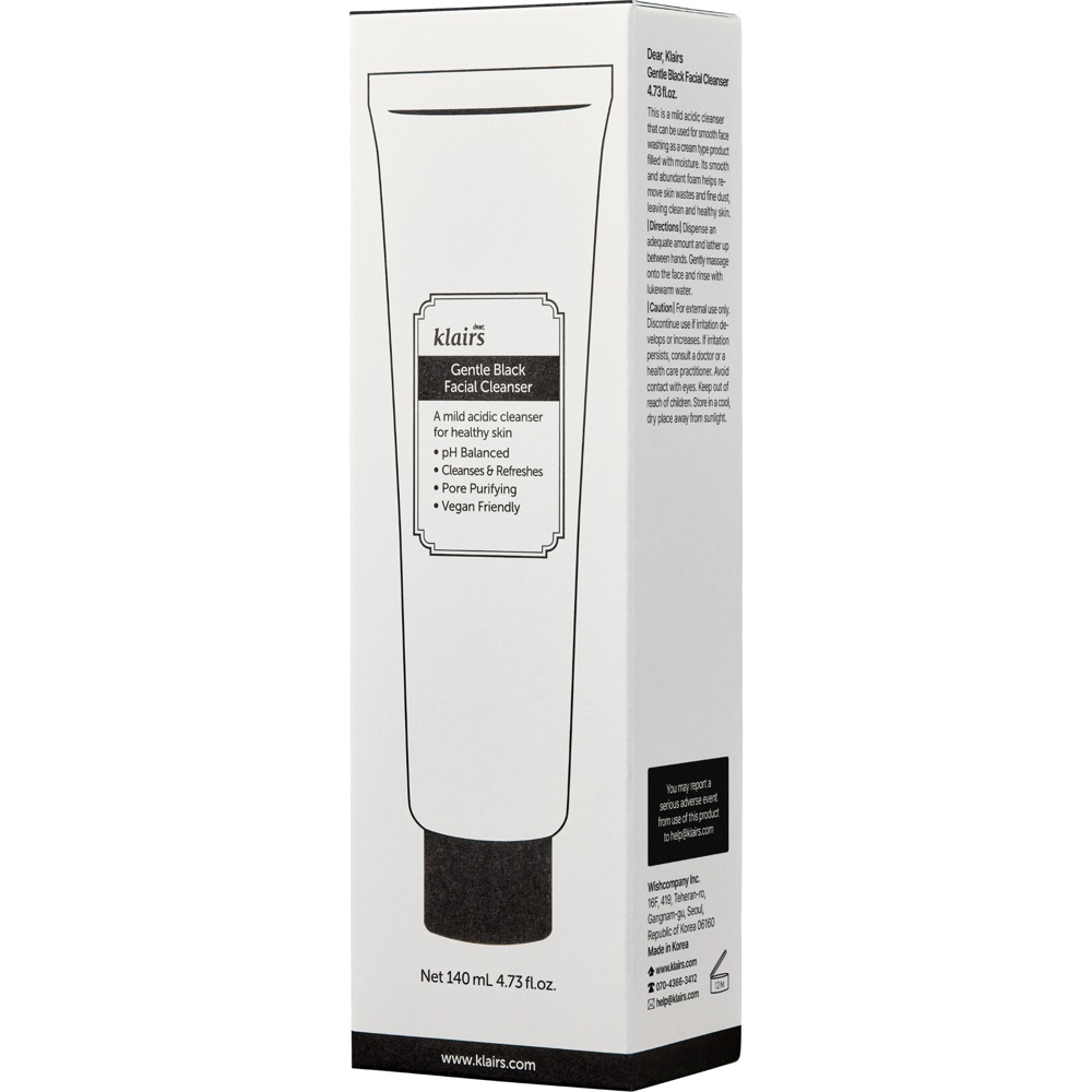 Gentle Black Facial Cleanser
