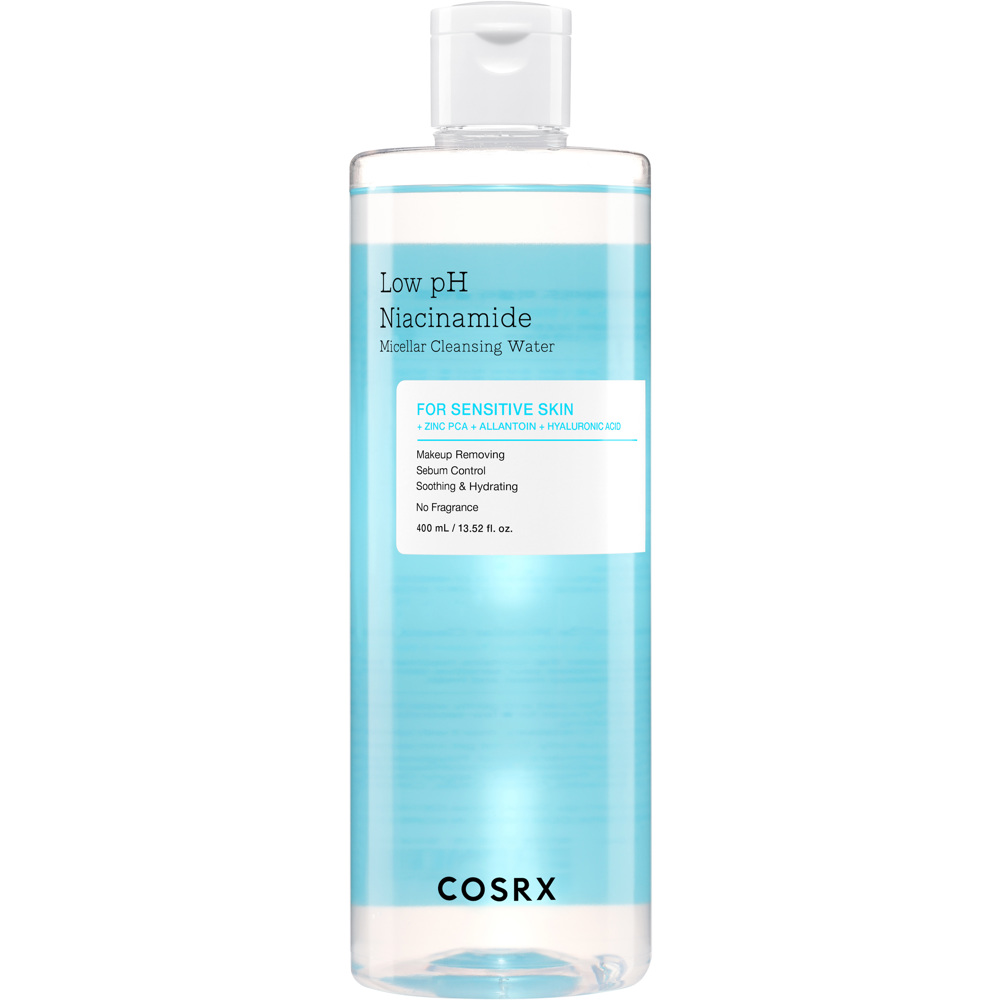 Low pH Niacinamide Micellar Cleansing Water, 400ml