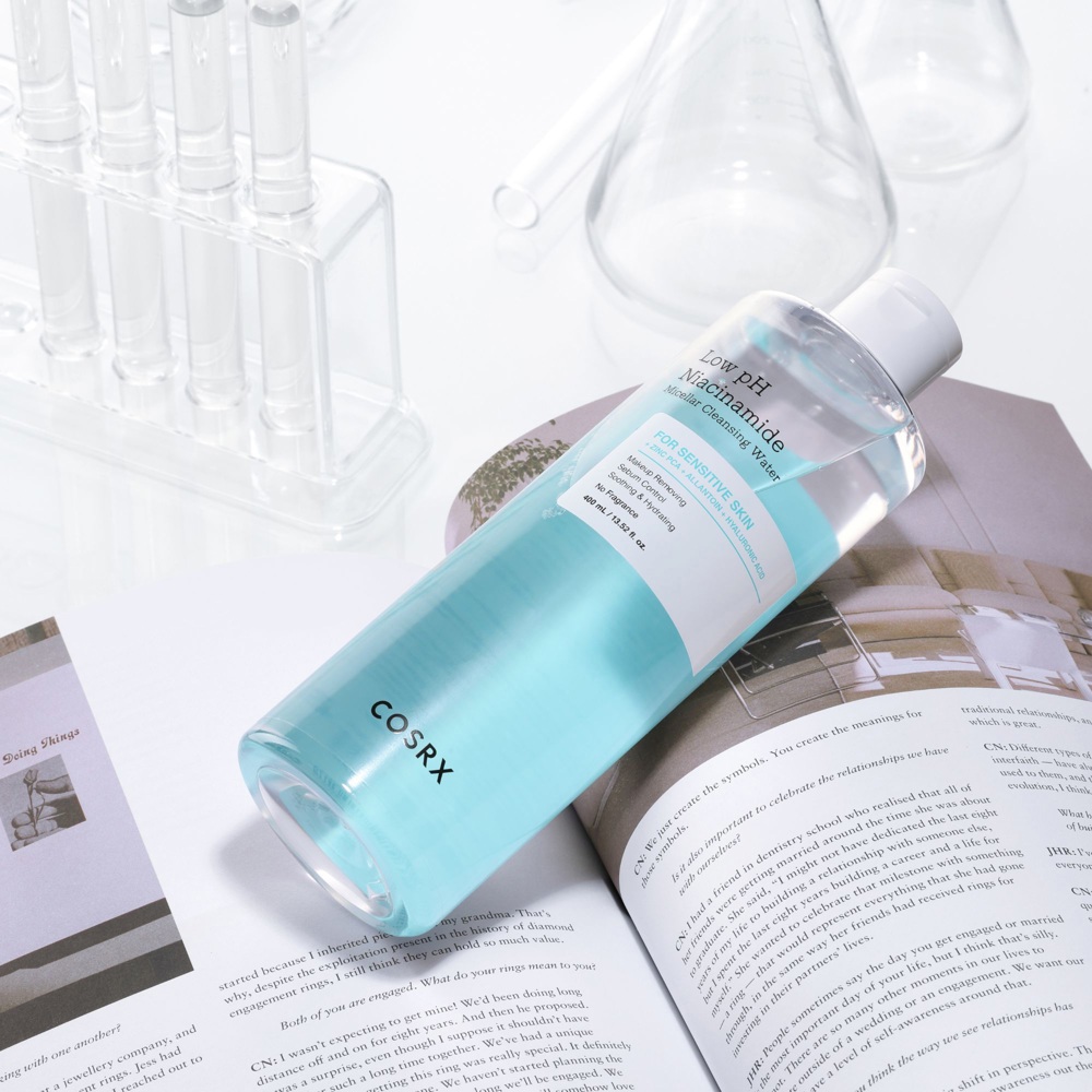 Low pH Niacinamide Micellar Cleansing Water, 400ml