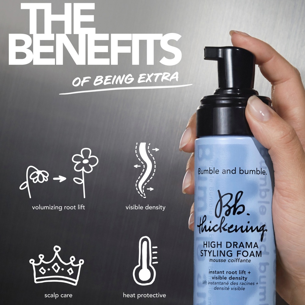 Thickening High Drama Styling Foam, 150ml