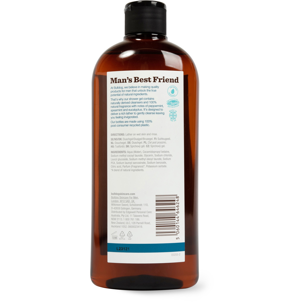Peppermint & Eucalyptus Shower Gel, 500ml
