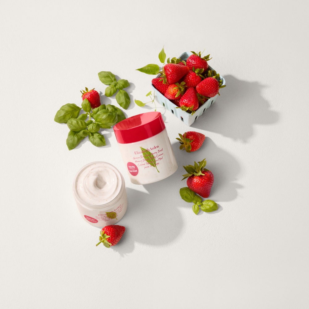Green Tea Strawberry Basil Honey Drops Body Cream, 500ml
