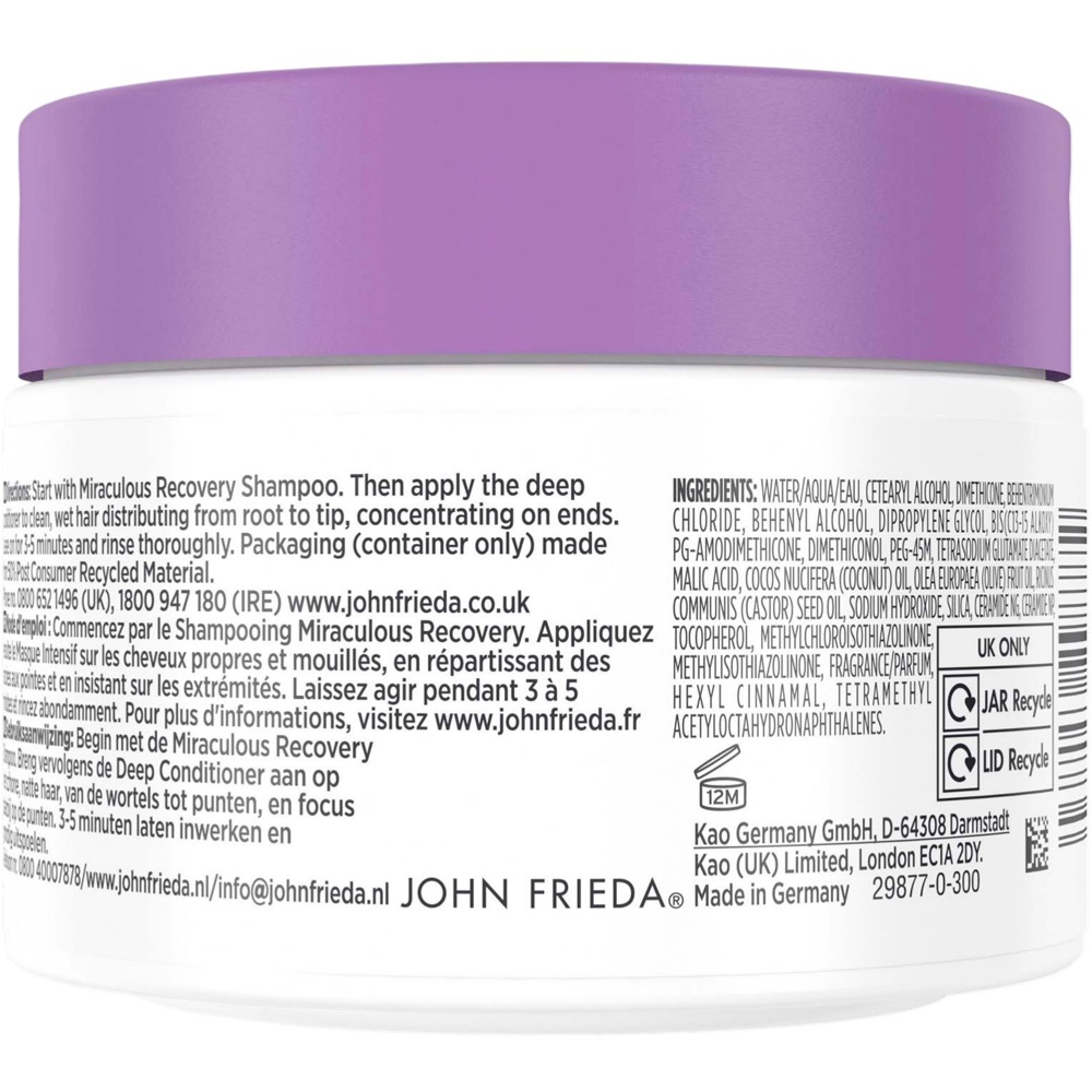 Frizz Ease Miraculous Recovery Deep Conditioner