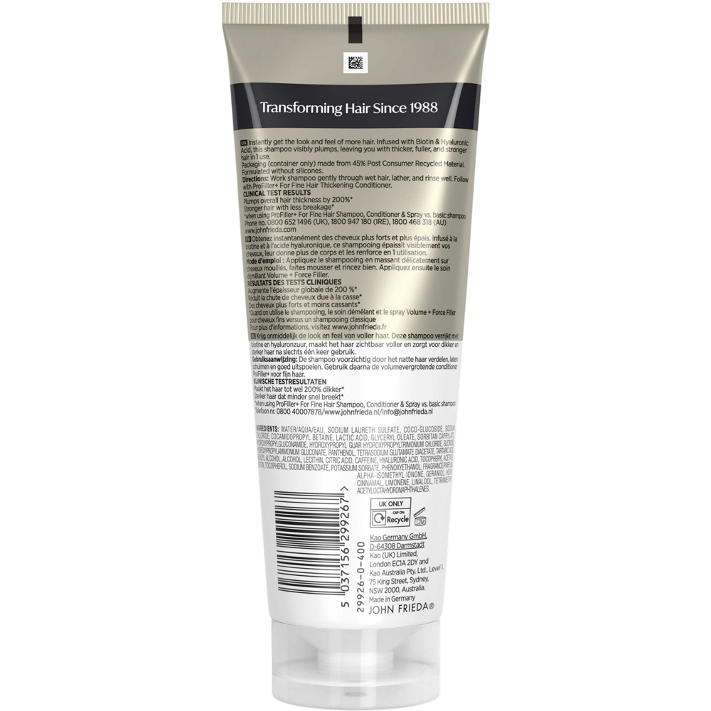 ProFiller+ Thickening Shampoo