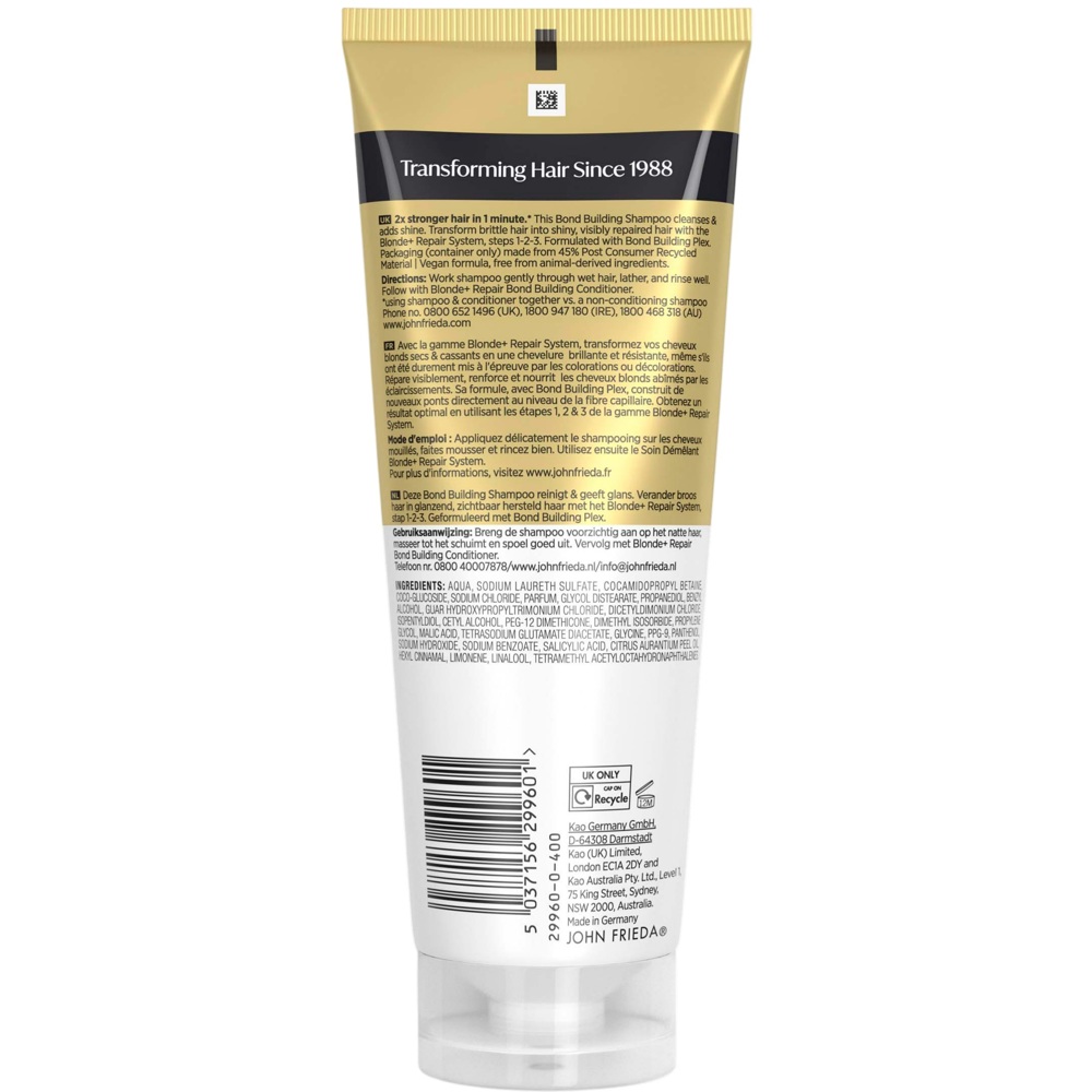 Blonde+ Repair System Bond Building Shampoo