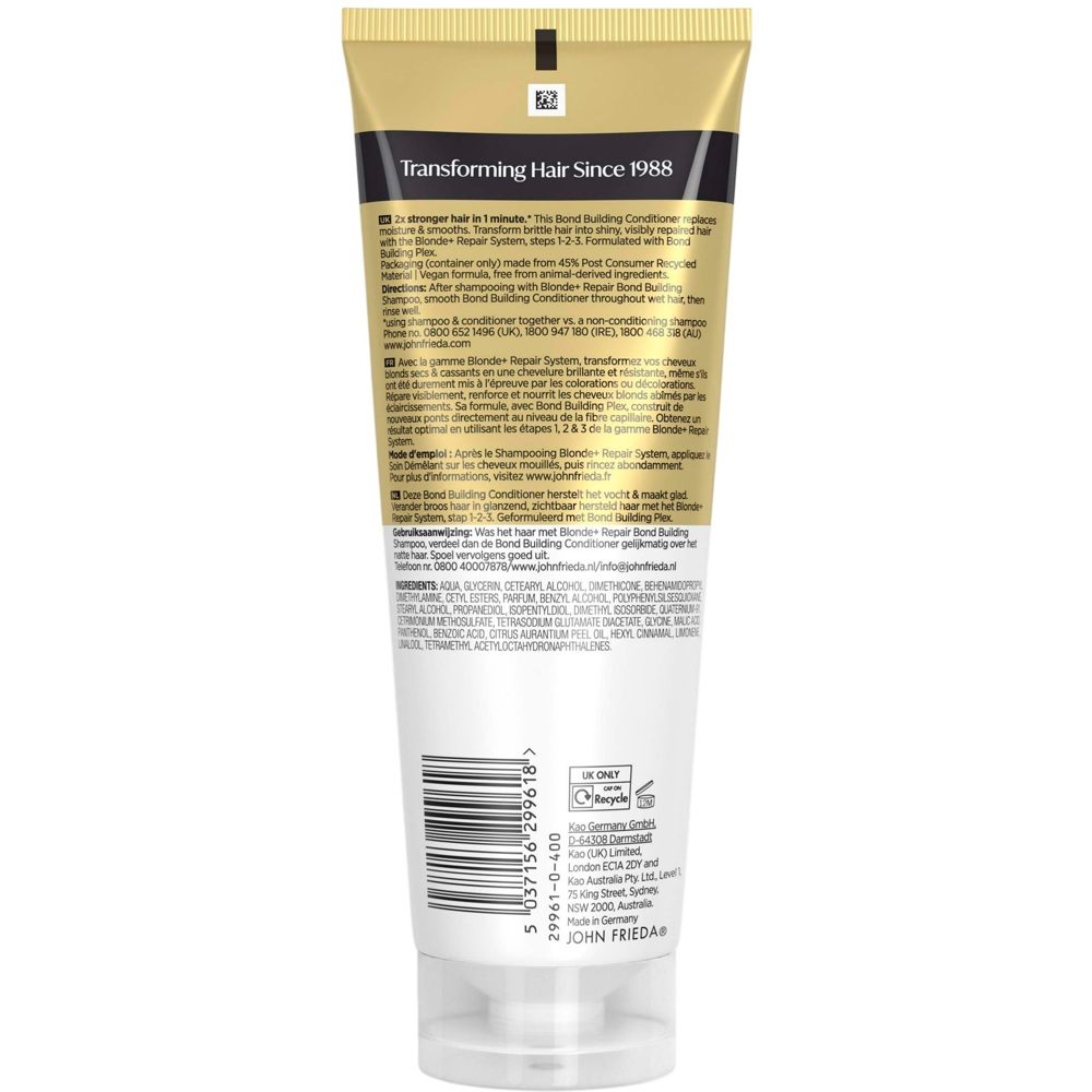 Blonde+ Repair System Bond Building Conditioner