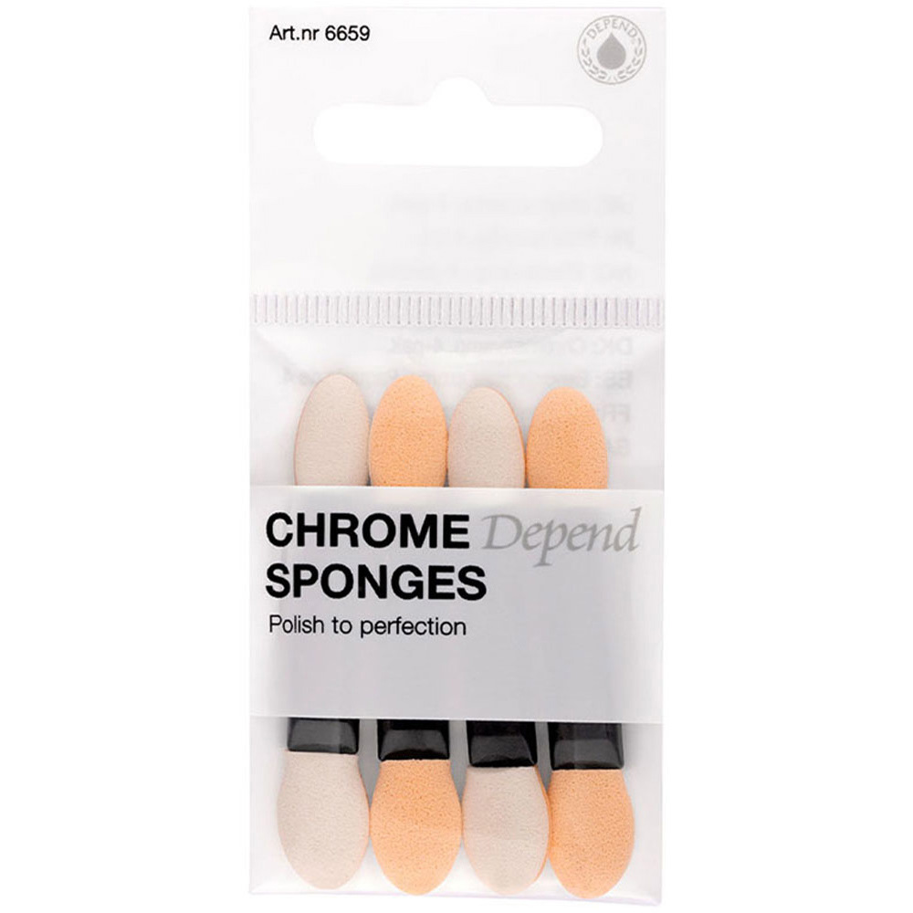 Chrome Sponges, 4-Pack