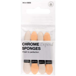Chrome Sponges, 4-Pack
