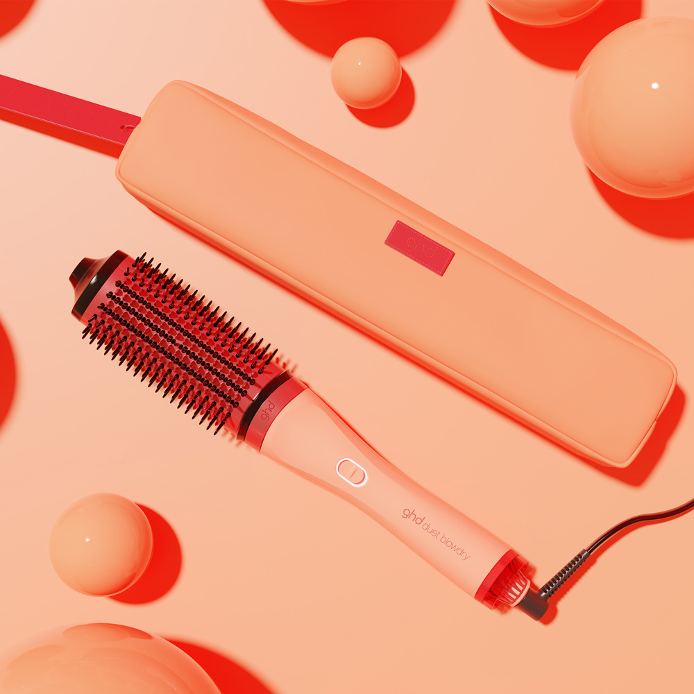 Duet Blow Dry - 2-in-1 Hair Dryer Brush in Sun-Kissed Peach Limited Edition