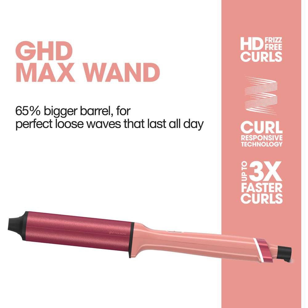 Chronos Curve Max Wand (38mm Barrel) in Candy Coral Limited Edition
