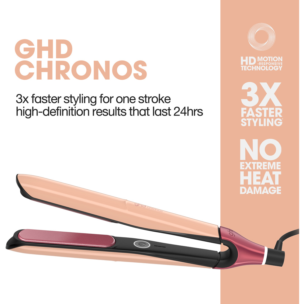 Chronos Hair Straightener in Sun-Kissed Peach Limited Edition