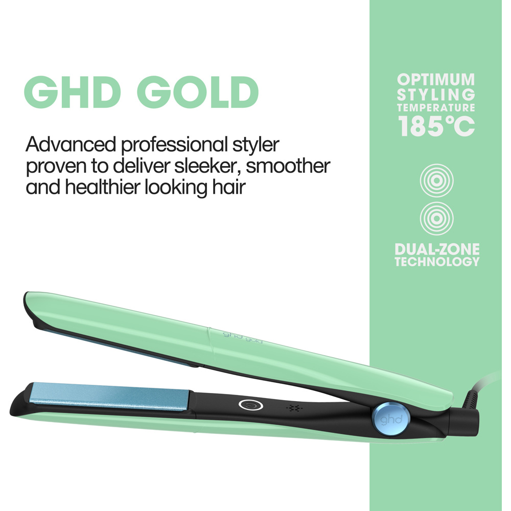 Gold Hair Straightener in Jelly Mint Limited Edition