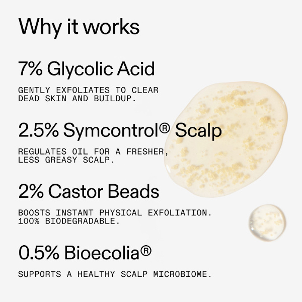 Glycolic Acid Exfoliating Scalp Scrub, 150ml