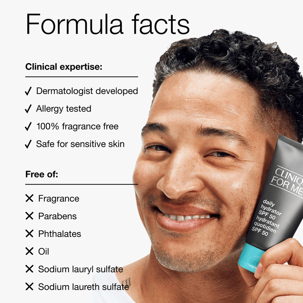 Clinique for Men Daily Hydrator SPF50, 75ml