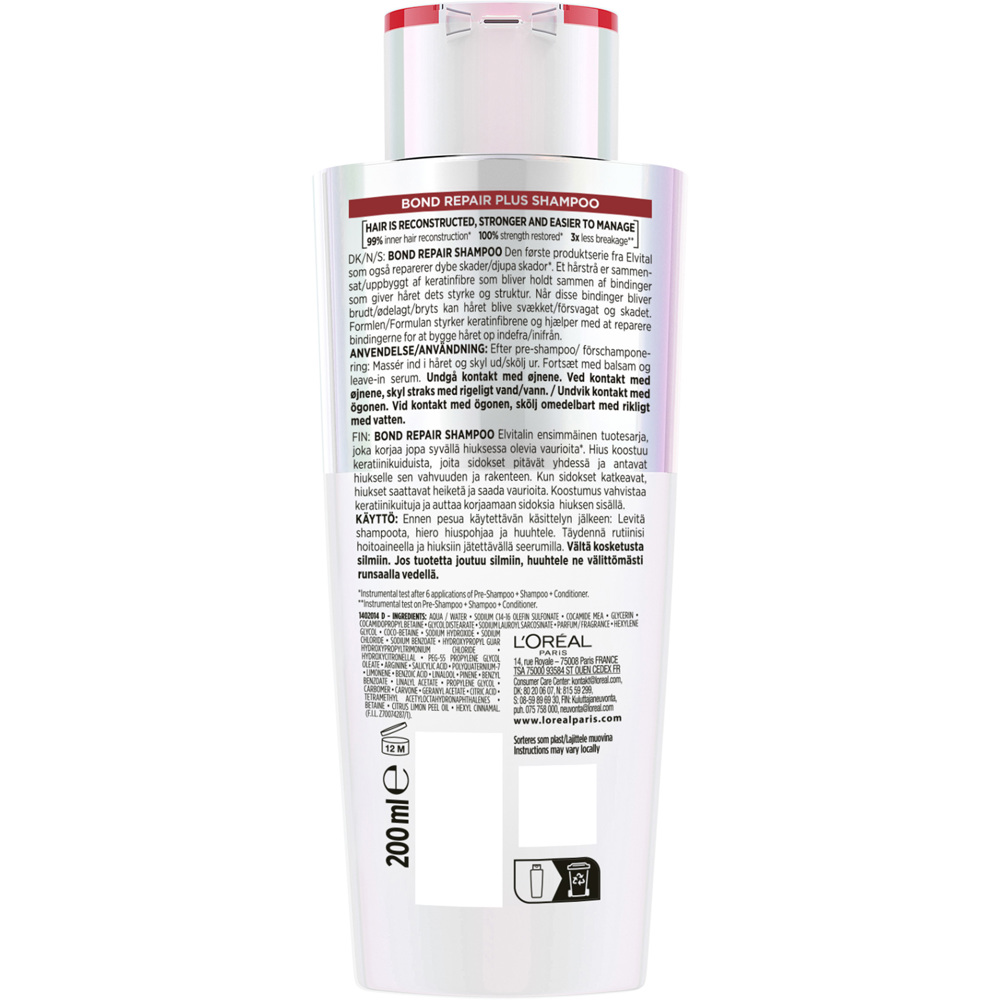 Elvital Bond Repair Shampoo, 200ml