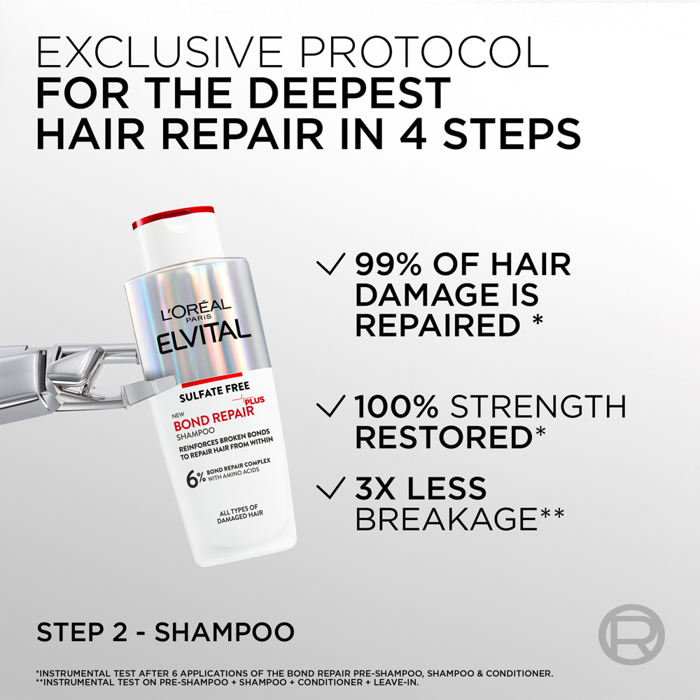 Elvital Bond Repair Shampoo, 200ml