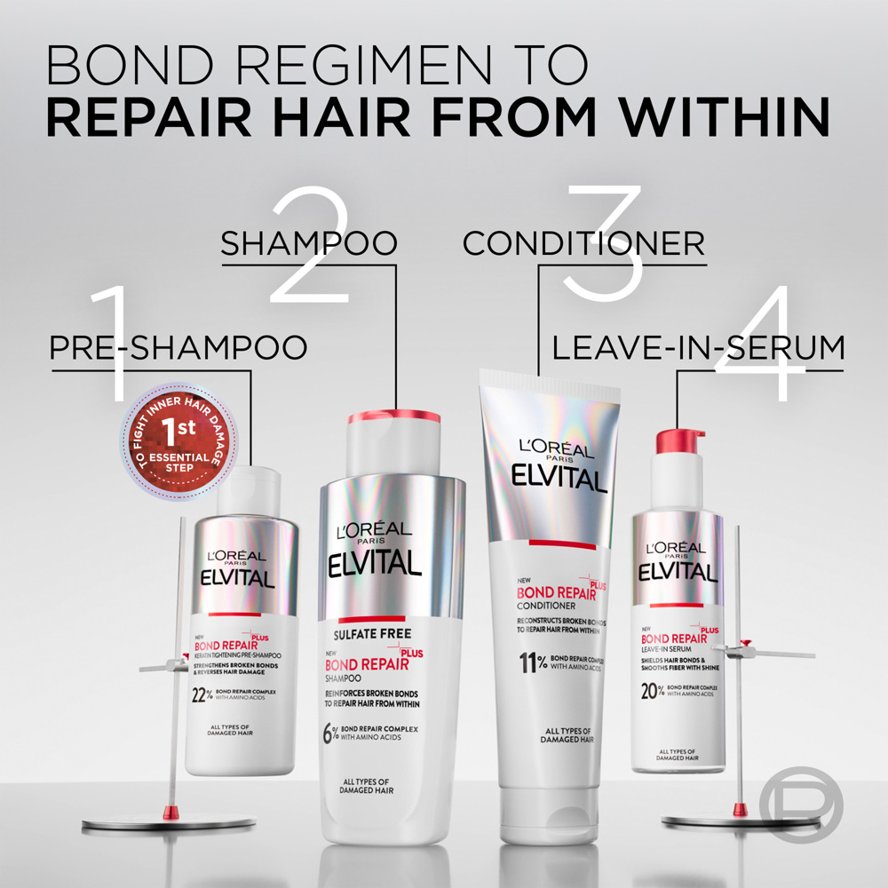 Elvital Bond Repair Shampoo, 200ml