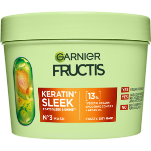 Fructis Keratin Sleek Hair Mask, 370ml