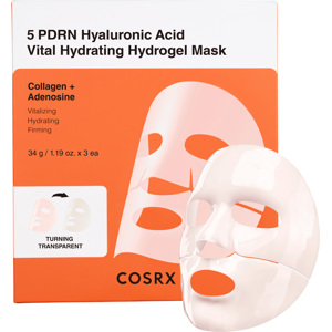 5 PDRN Hyaluronic Acid Vital Hydrating Hydrogel Mask, 3-Pack