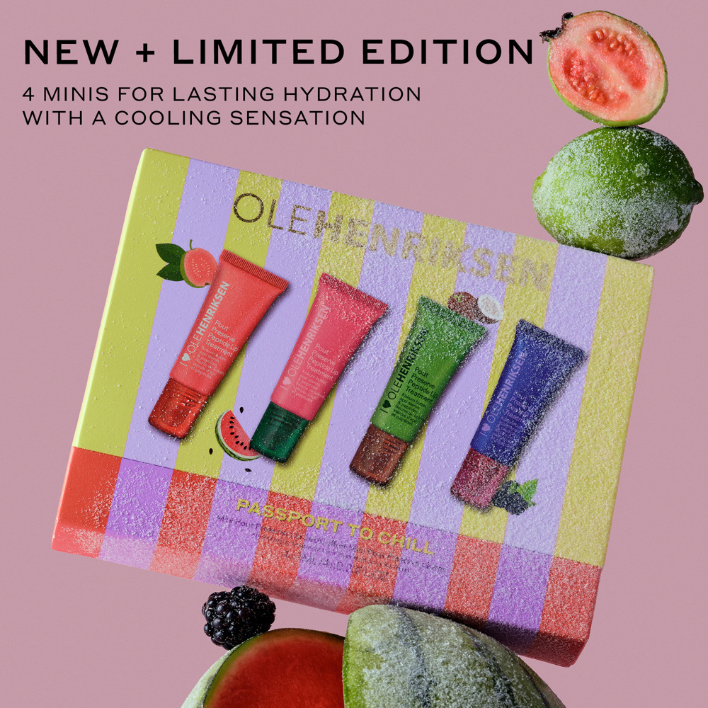 Pout Preserve Peptide Lip Treatment Mini Chiller Set, 4x7ml