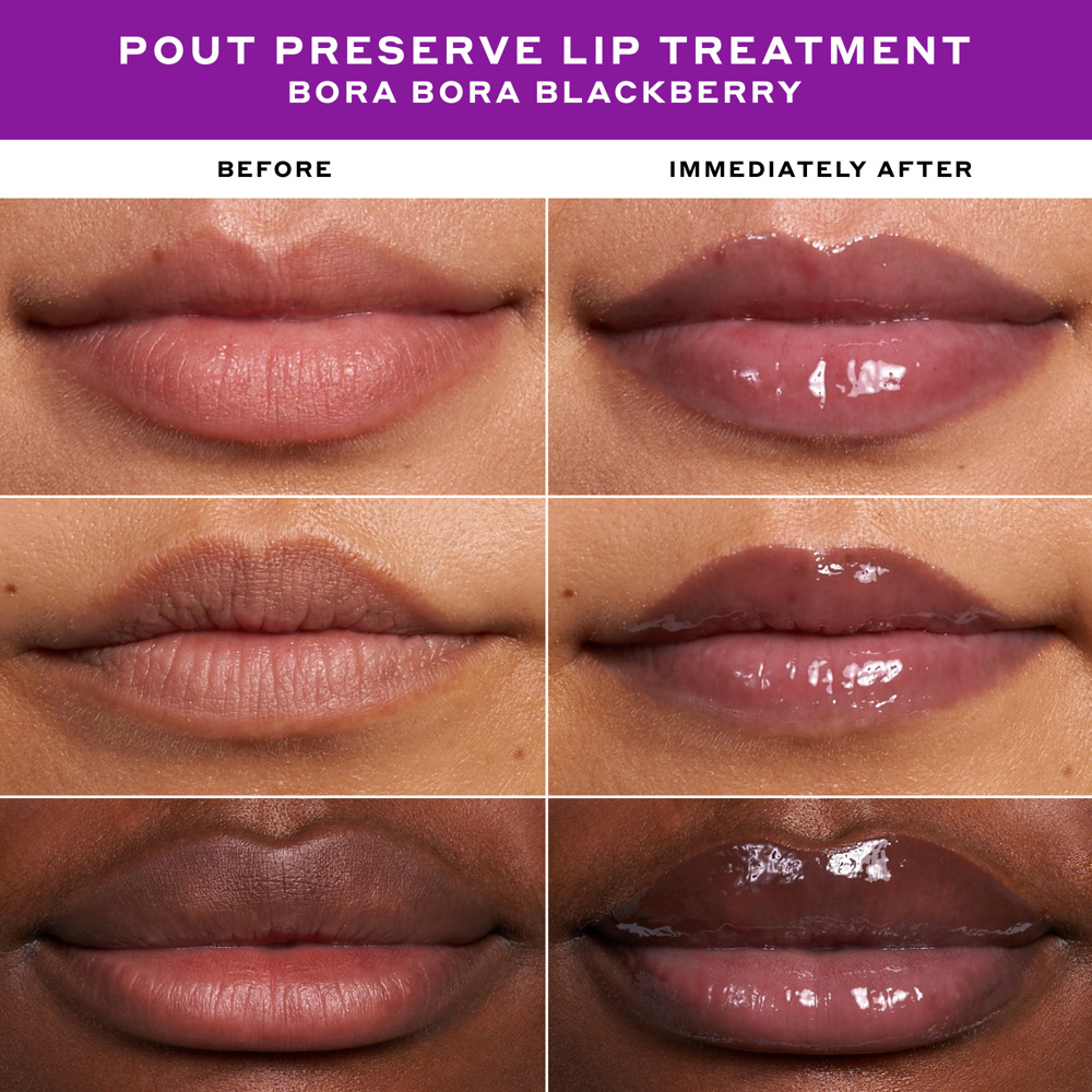 Pout Preserve Peptide Lip Treatment Mini Chiller Set, 4x7ml