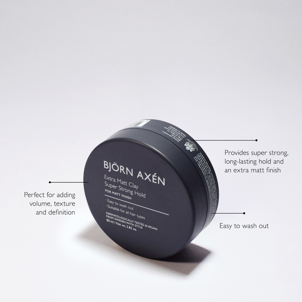 Extra Matt Clay Super Strong Hold, 80ml