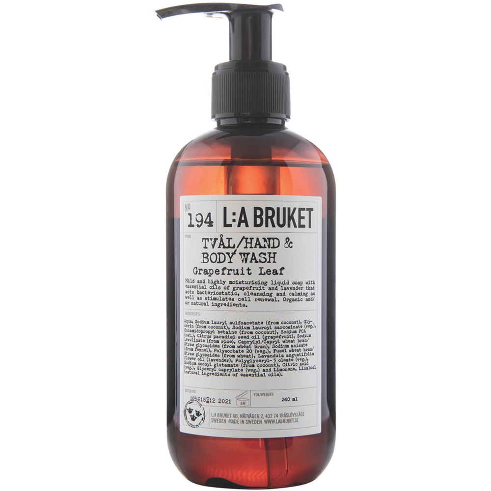 194 Hand & Body Wash, Grapefruit Leaf