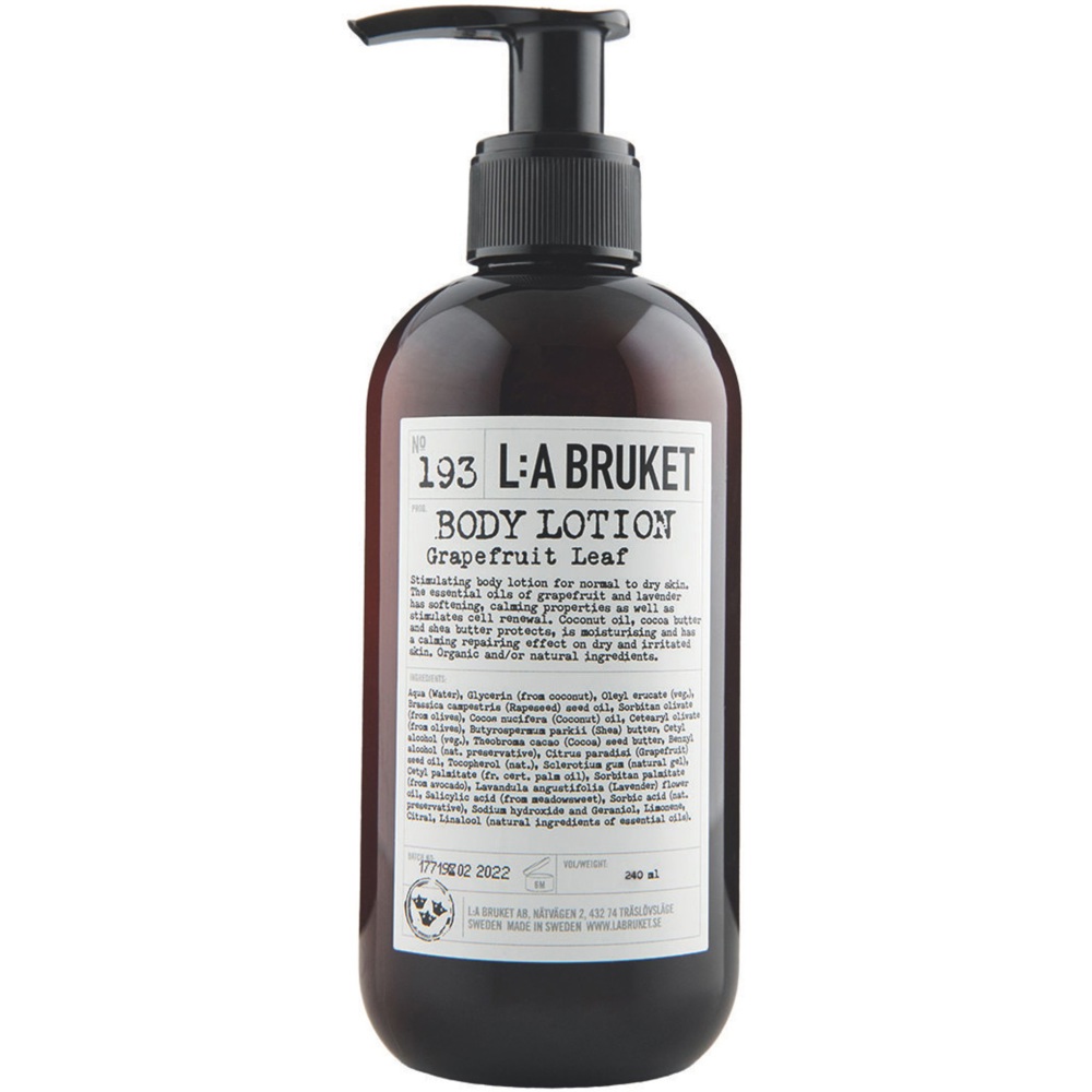 193 Body Lotion, Grapefruit Leaf, 240ml