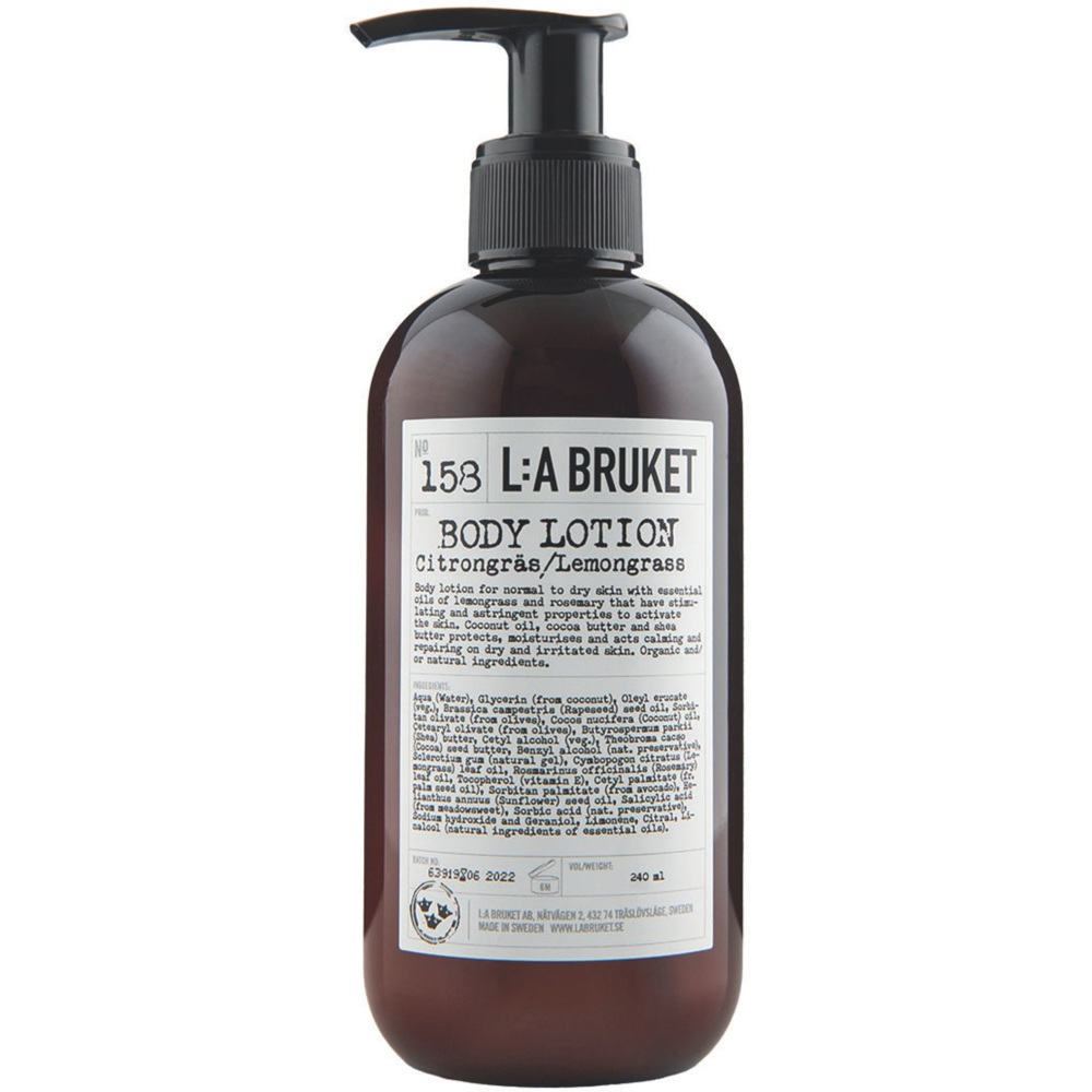158 Body Lotion, Lemongrass, 240ml